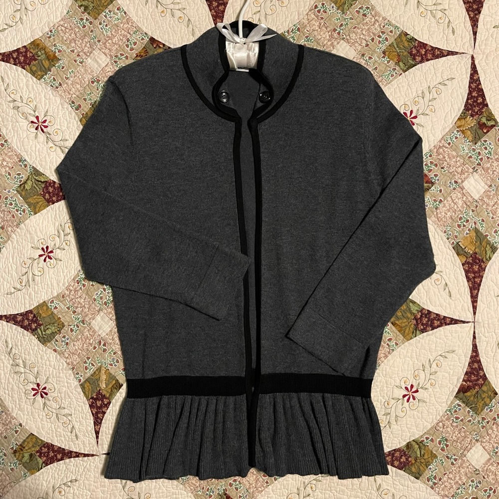 Gray and Black sweater